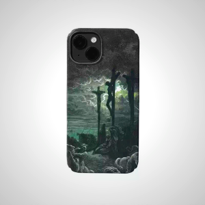 Vintage Biblical Crucifixion Artwork Phone Case