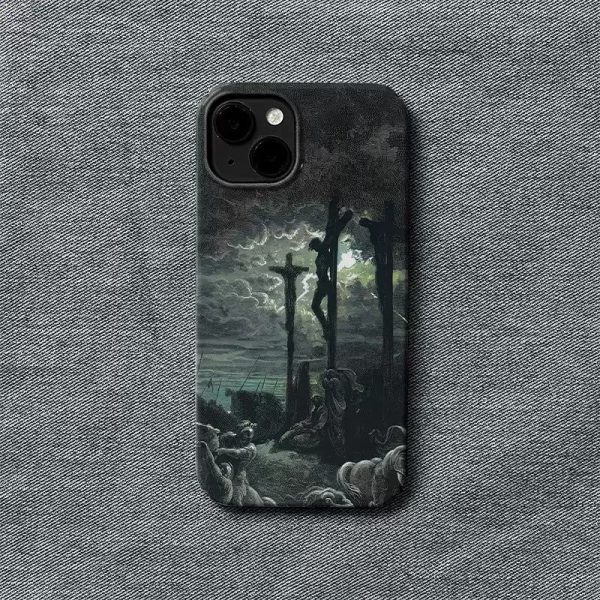 Christianartworkshop Vintage Biblical Crucifixion Artwork Phone Case