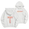 Christianartworkshop Jesus Saves Cross Graphic Faith Statement Fleece Lined Polyester Hoodie