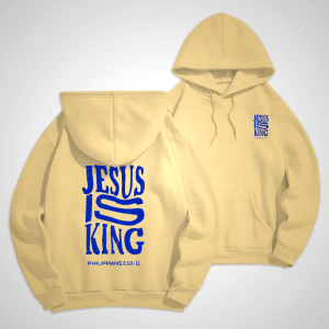 Christian Art Workshop Jesus Is King Hoodie - Bold Street Style