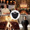 Christianartworkshop Unisex Soft Comfortable Clergy Tab Collar with Insert for Various Activities