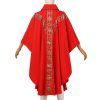 Christianartworkshop Medieval Cloak Clergy Robe with Golden Religious Patterns