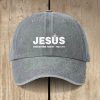 Christianartworkshop Minimalist Jesus The Way The Truth The Life Statement Baseball Cap