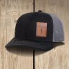Christianartworkshop Faith Over Fear Nail Cross Leather Patch Faith Hat