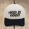 God Is Good Two-Tone Baseball Cap: Faith Worn Boldly