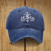 Jesus Saved My Life Statement Baseball Cap: Saved by Grace
