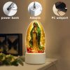 Christianartworkshop Serene Virgin Mary Night Light in Oval Design for Quiet Devotion