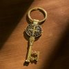 Tri-color Blessed Saint Benedict Keychain of Guidance & Protection