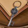 Tri-color Blessed Saint Benedict Keychain of Guidance & Protection