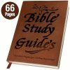 Christianartworkshop 66-Page Bible Study Guide Journal for Daily Devotions and Group Study