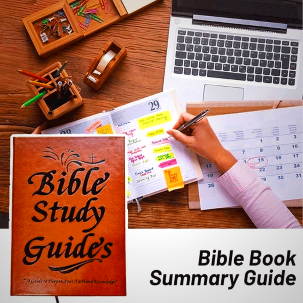 66-Page Bible Study Guide Journal for Daily Devotions and Group Study