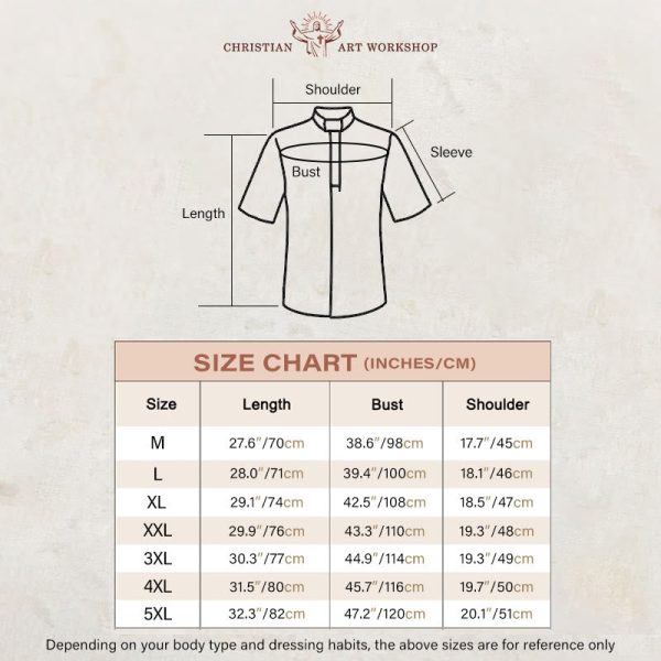 Christianartworkshop Modern Unisex Clergy Shirt with White Tab Collar: Elegant Black Faithwear