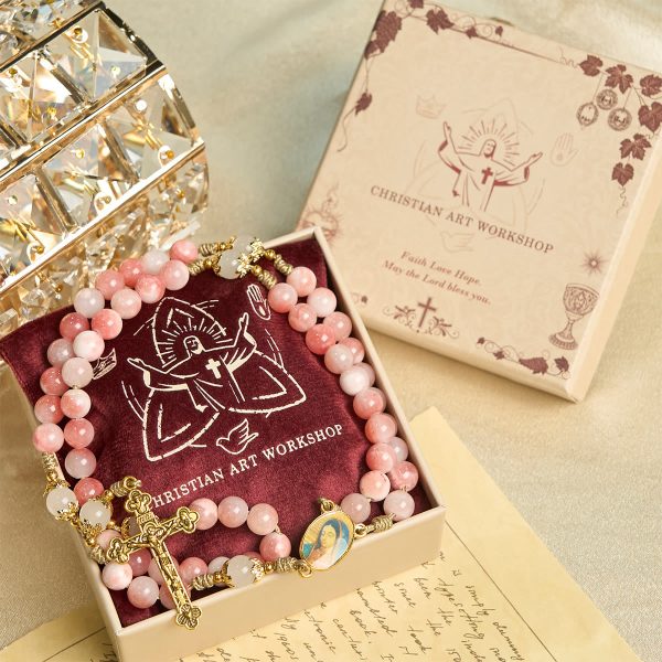 Thanksgiving Gift: Immaculate Heart of Mary Rosary + Thanksgiving Card | Expressing Gratitude Through Faith