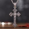 Vintage Filigree Silver Cross Ornament Pendant: A Cherished Symbol of Spiritual Connection