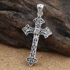 Vintage Filigree Silver Cross Ornament Pendant: A Cherished Symbol of Spiritual Connection