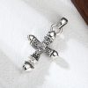 Artistic Textured Silver Cross Pendant: A Unique Blend of Art and Belief