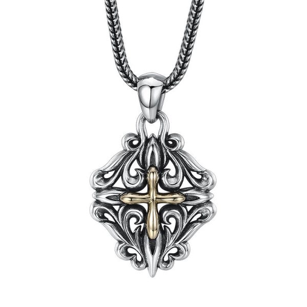 Vintage Cross Ornament Pendant: A Cherished Symbol of Spiritual Connection