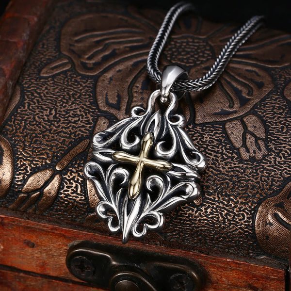 Vintage Cross Ornament Pendant: A Cherished Symbol of Spiritual Connection