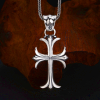 Classic Sterling Silver Cross Charm Pendant: A Timeless Accessory for Faithful Adornment