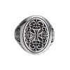 Artistic Silver Filigree Cross Ring: A Unique Blend of Art and Belief