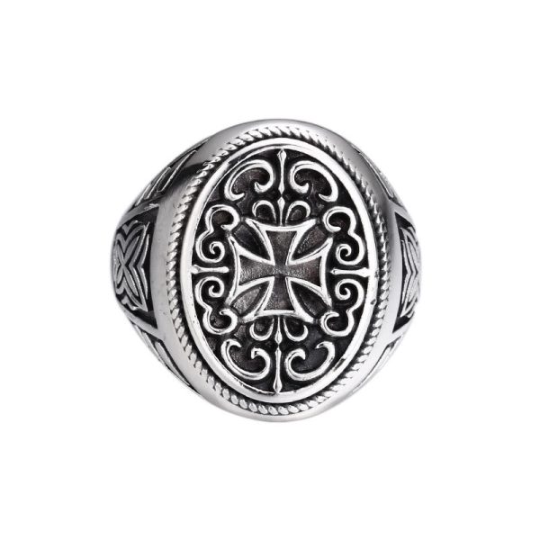 Artistic Silver Filigree Cross Ring: A Unique Blend of Art and Belief