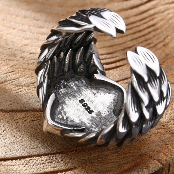 Vintage Textured Silver Cross Ornament Ring: A Cherished Symbol of Spiritual Connection