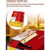 Christianartworkshop Complete Church Parament Set: Table Runner, Lectern Scarf & Bible Marker in Red and White