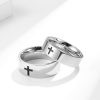 Christianartworkshop Two - Color Minimalist Cross Rings: Faith - Inspired Fashion