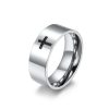 Christianartworkshop Two - Color Minimalist Cross Rings: Faith - Inspired Fashion
