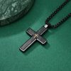 Christianartworkshop Multi - Style Two - Tone Cross Necklace: Blend of Faith and Chic Hues