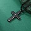 Christianartworkshop Multi - Style Two - Tone Cross Necklace: Blend of Faith and Chic Hues