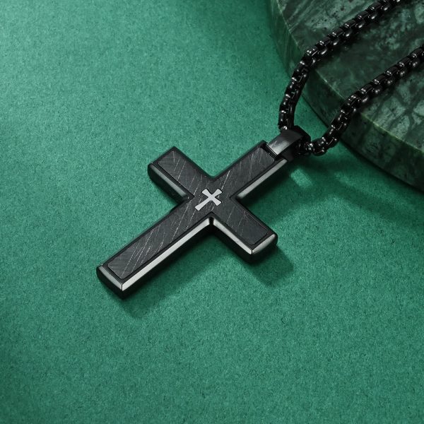 Christianartworkshop Multi - Style Two - Tone Cross Necklace: Blend of Faith and Chic Hues