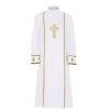 Christianartworkshop Multi - Style White Clergy Robes: Ideal for Church Worship & Rituals