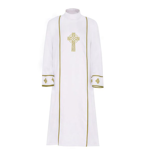 Christianartworkshop Multi - Style White Clergy Robes: Ideal for Church Worship & Rituals