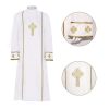Christianartworkshop Multi - Style White Clergy Robes: Ideal for Church Worship & Rituals