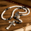 Solid Knot Nylon Cord Rosary with St. Anthony Medal: Restore Lost Hope