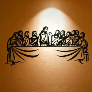 Christian Art Workshop Last Supper Metal Wall Decor
