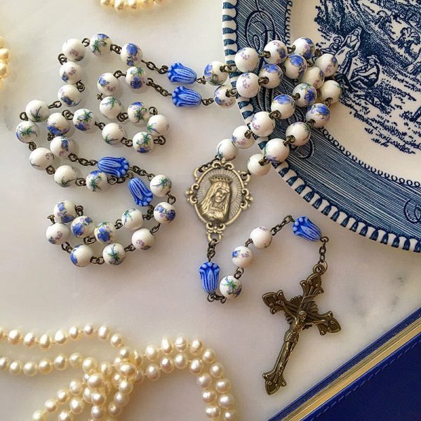 Thanksgiving Gift: Immaculate Heart of Mary Rosary + Thanksgiving Card | Expressing Gratitude Through Faith