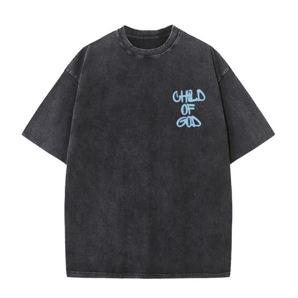 Christianartworkshop "CHILD OF GOD" Washed T-Shirt