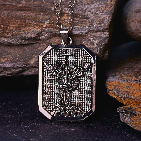 St. Michael the Archangel Necklace - Christian Faith Warrior Jewelry