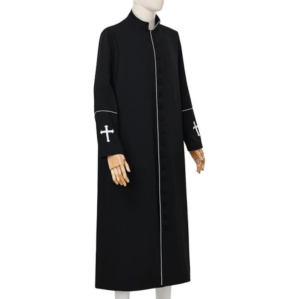 Christianartworkshop Medieval Style Clergy Robe in Assorted Colors & Cross Detailing
