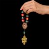 Christmas Gift: Christmas Devotion Red Green Holiday Beads Pocket Rosary: Pray anywhere, anytime