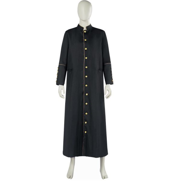 Christianartworkshop Classic Multicolor Clergy Robe with Contrast Trim & Medieval Elegance