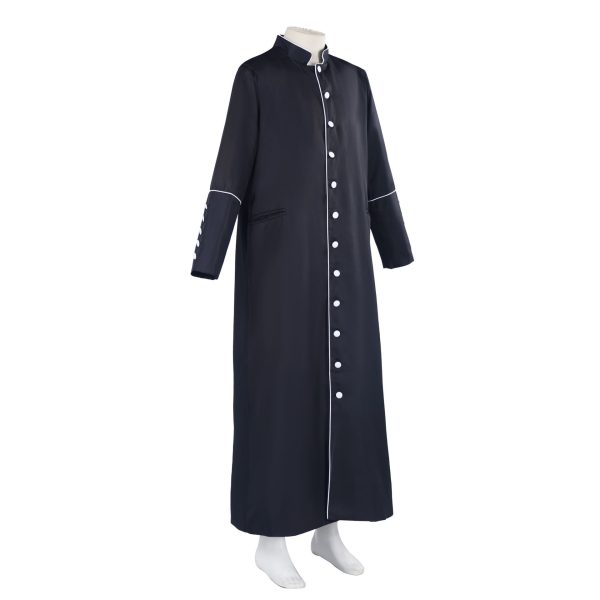 Christianartworkshop Classic Multicolor Clergy Robe with Contrast Trim & Medieval Elegance