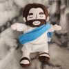 Christianartworkshop 2-Colored Jesus Plush Sleep Soother Doll: Glow, Breathing & Soothing Music