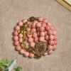 Mary's Light Pink Ceramic Rosary: Celebrate Christmas with Grace and Hope