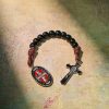 Faith Defender Paracord Pocket Rosary with St. Benedict: Shield of Christ