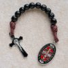 Faith Defender Paracord Pocket Rosary with St. Benedict: Shield of Christ