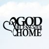 Christianartworkshop God Bless Our Home Metal Wall Decor: Divine Blessing & Family Faith