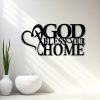 Christianartworkshop God Bless Our Home Metal Wall Decor: Divine Blessing & Family Faith
